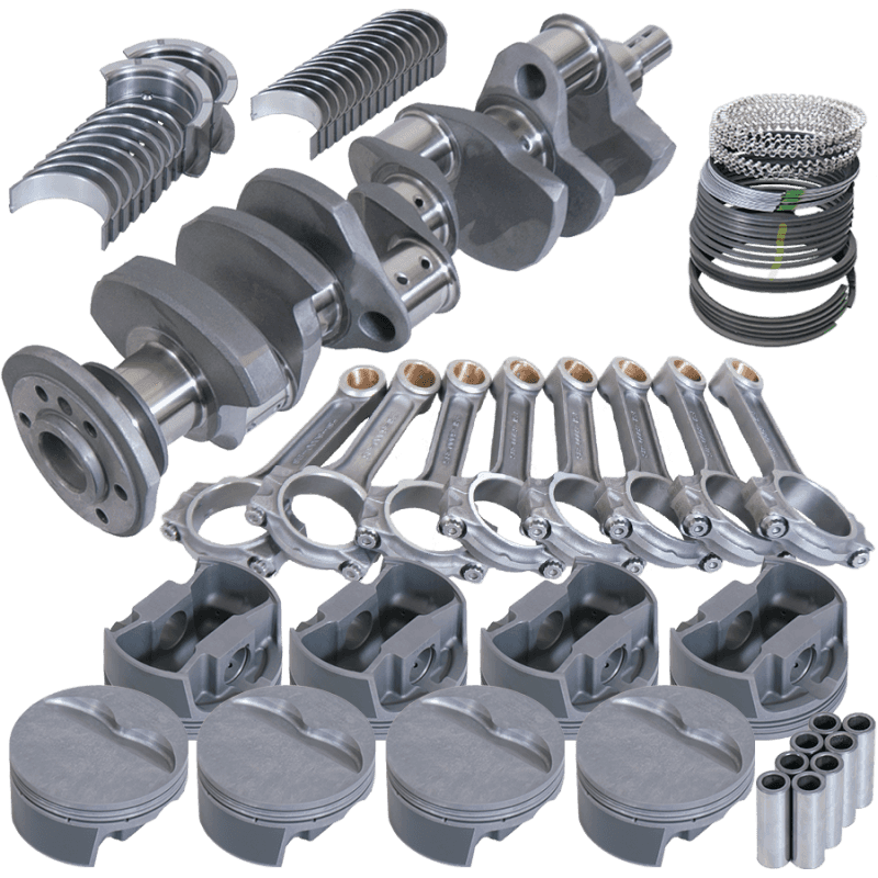 Eagle — Eagle Chevy Pro Street 384 Rotating Assembly 4140 Crankshaft w/ 4340 I Beam Rods & Flat Top Pistons
Pro Street Assembly - view 1