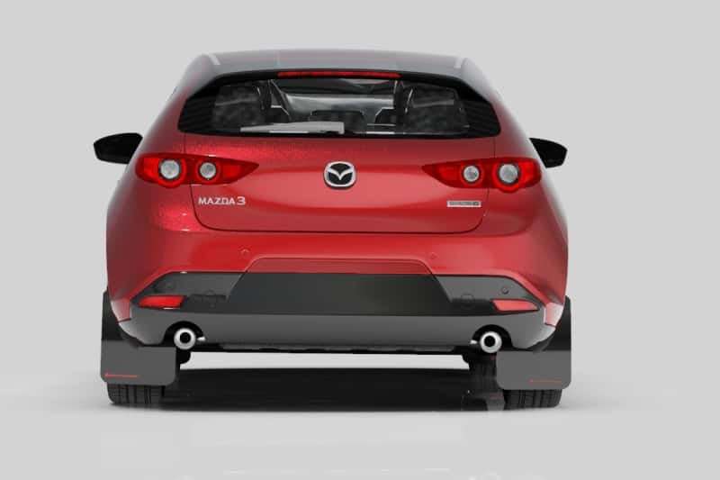 Rally Armor — Rally Armor 19-26 Mazda3 Hatchback Black UR Mud Flap w/Dark Grey Logo
Mud Flap - view 3