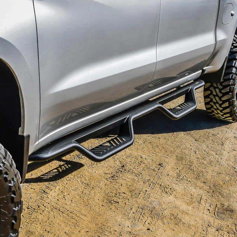 Westin — Westin 19-22 Chevrolet Silverado / GMC Sierra Crew Cab Outlaw Nerf Step Bars - Textured Black
Nerf Drop Step Bars - view 8