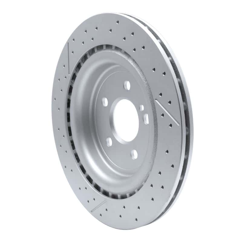 DFC — DFC 12-20 Mercedes-Benz GLA45 AMG Rear Drilled GeoSPEC Coated Rotor and Slotted - view 4