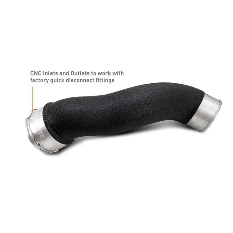 Mishimoto — Mishimoto 2024+ Ford Mustang EcoBoost Charge Pipes - Wrinkle Black
Intercooler Pipe Set - view 3