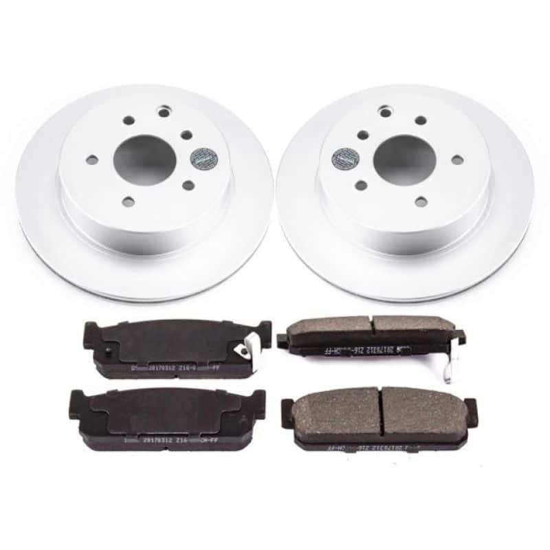 PowerStop — Power Stop 93-97 Infiniti J30 Rear Z17 Evolution Geomet Coated Brake Kit - view 1