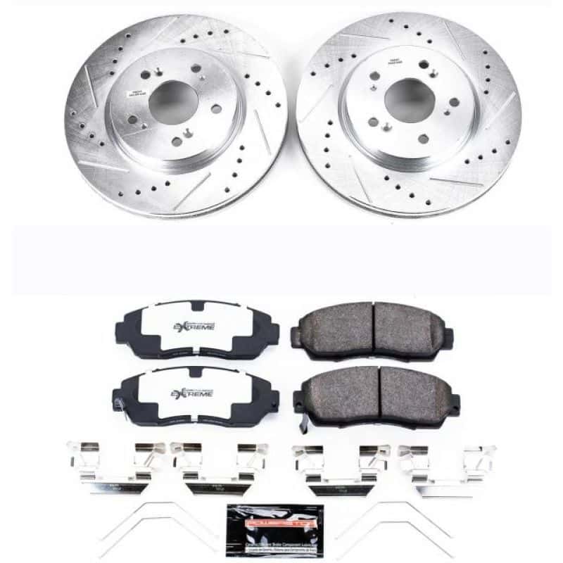 PowerStop — Power Stop 12-15 Honda Crosstour Front Z26 Street Warrior Brake Kit - view 1