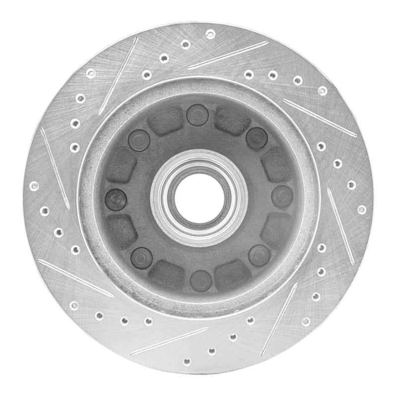 R1 Concepts — R1 92-94 Ford E-250 Econoline Front Right Drilled & Slotted Silver Brake Rotor
R1 Brake Rotor Drill - view 5