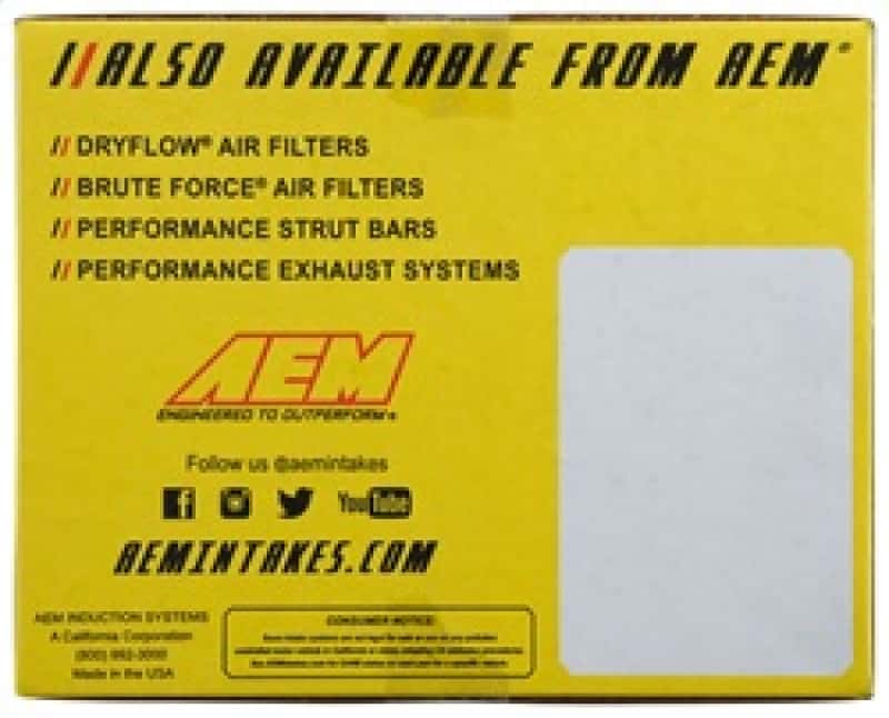 AEM Induction — AEM 2015 Ford F-150 3.5L V8 Cold Air Intake System
Cold Air Intake Syst
AEM Cold Air Intake - view 17