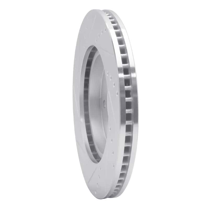R1 Concepts — R1 04-08 Chrysler Pacifica Front Right Drilled & Slotted Silver Brake Rotor
R1 Brake Rotor Drill - view 4
