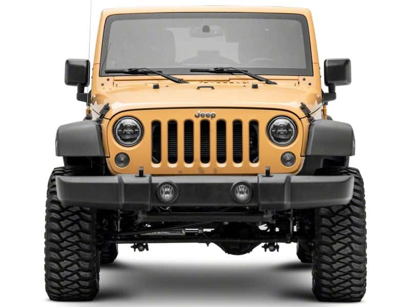 Raxiom — Raxiom 07-18 Jeep Wrangler JK Axial 7-In LED Headlights w/ DRL Turn Signals- Blk Housing (Clear)
Headlights - view 3