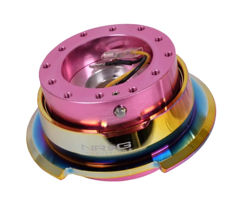 NRG — NRG Quick Release Gen 2.8 - Pink Body / Neochrome Ring - view 1