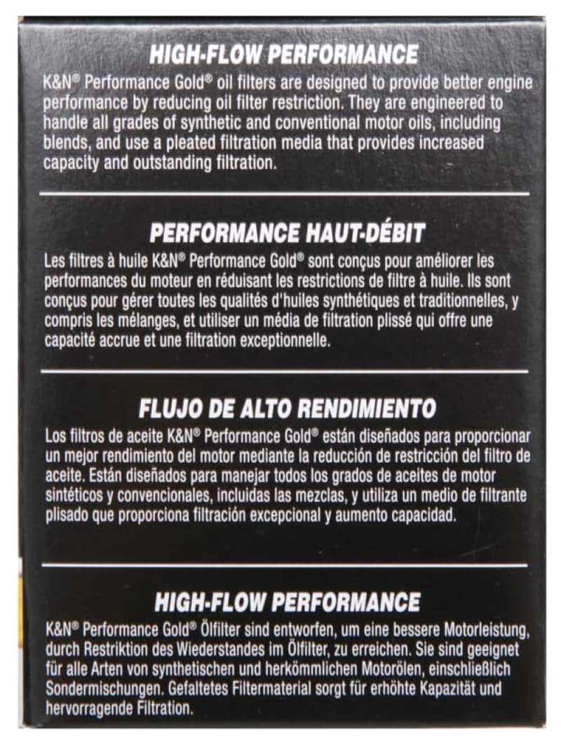 K&N Engineering — K&N Saturn/Chevrolet/Saab/Pontiac/Vauxhall Cartridge Oil Filter - view 9