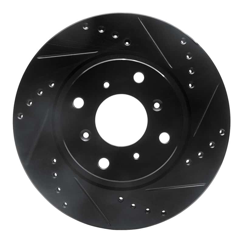 R1 Concepts — R1 87-90 Acura Legend Front Right Drilled & Slotted Black Brake Rotor
R1 Brake Rotor Drill - view 1
