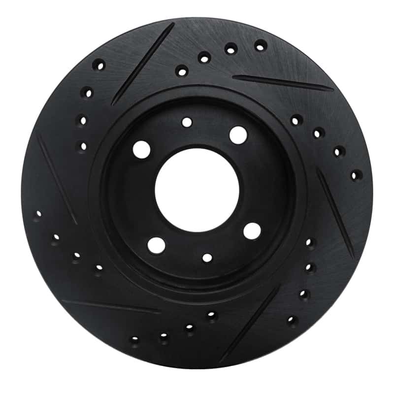 R1 Concepts — R1 86-17 Nissan Pulsar NX Front Right Drilled & Slotted Black Brake Rotor
R1 Brake Rotor Drill - view 5