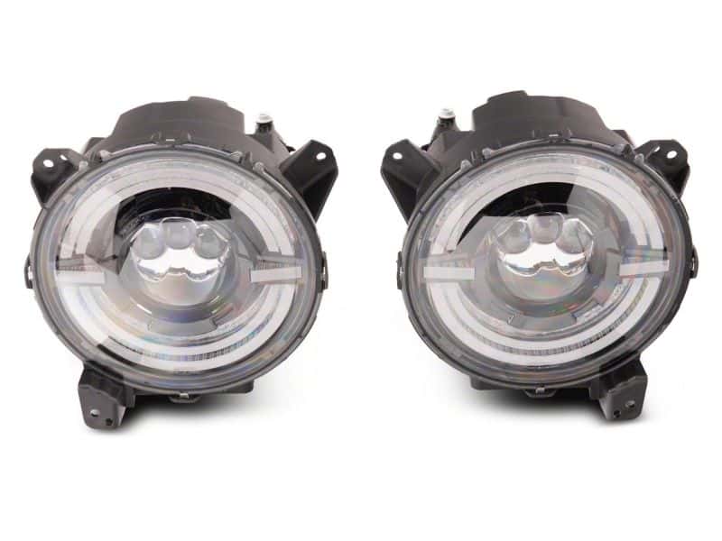 Raxiom — Raxiom 18-23 Jeep Wrangler JL Axial Series 9-In LED Angel Eye Headlights- Blk Housing (Clear Lens)
Headlights - view 13