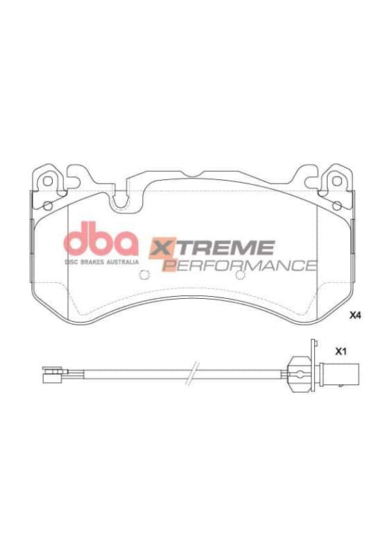 DBA — DBA 15-18 Audi RS6 Quattro XP Performance Front Brake Pads
Brake Rotor - view 1