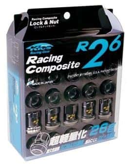 Project Kics — Project Kics 12X1.25 Black R26 Lug Nuts - 16+4 - view 1