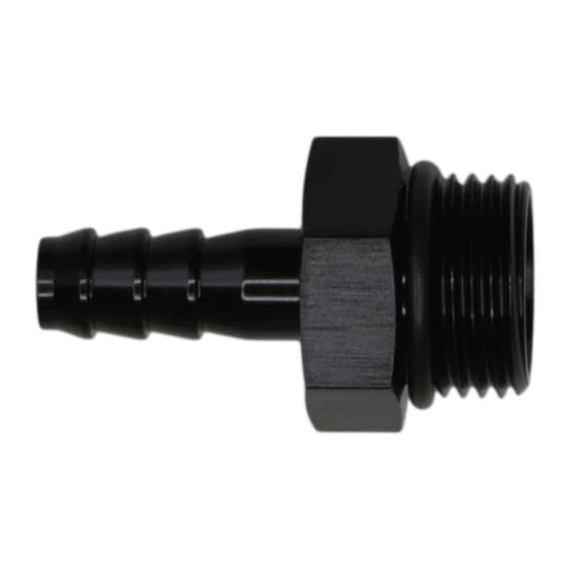 DeatschWerks — DeatschWerks 8AN ORB Male to 5/16in Male Triple Barb Fitting (Incl O-Ring) - Anodized Matte Black
Lines & Fittings - view 1