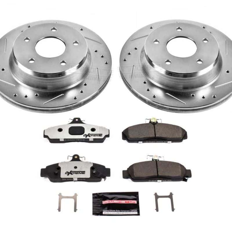 PowerStop — Power Stop 84-87 Chevrolet Corvette Front Z26 Street Warrior Brake Kit - view 1