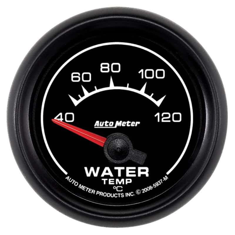 AutoMeter — Autometer ES 52mm 40-120 Deg C Short Sweep Electric Water Temperature Gauge
2" WTMP 120C ELEC ES - view 2