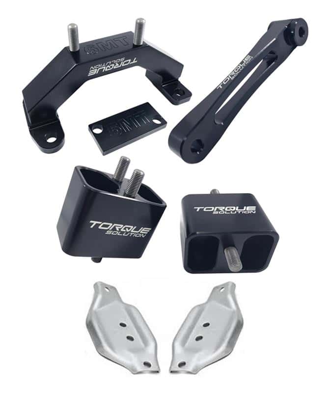 Torque Solution — Torque Solution Engine & Transmission Mount Kit w/ Mount Plates 02-14 Subaru WRX / 04+ Subaru STI - view 2