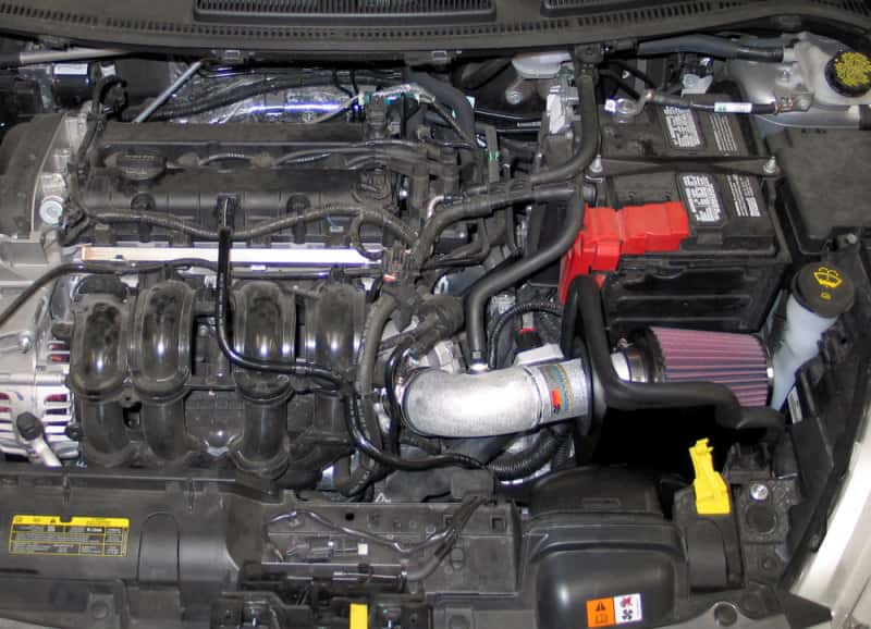 K&N Engineering — K&N 11-12 Ford Fiesta 1.6L L4 Silver Typhoon Performance Intake
Performance Air Inta
Air Intake System - view 4