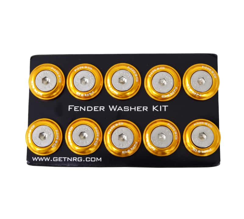 NRG — NRG Fender Washer Kit w/Rivets For Plastic (Rose Gold) - Set of 10 - view 3