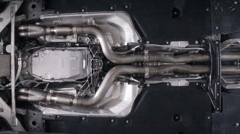 Stainless Works — Stainless Works 2016-18 Cadillac CTS-V Sedan Headers 2in Primaries 3in Catted Leads Into X-Pipe
Exhaust System - view 16