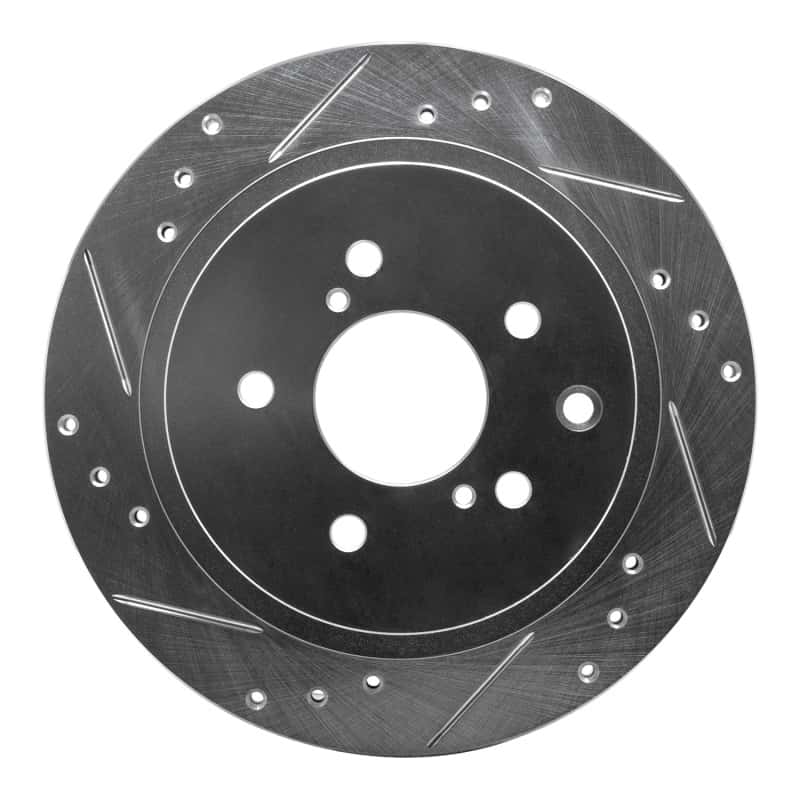 R1 Concepts — R1 89-96 Nissan 300ZX Turbo Rear Left Drilled & Slotted Silver Brake Rotor
R1 Brake Rotor Drill - view 1
