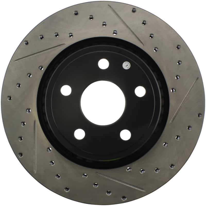 Stoptech — StopTech 11-12 Dodge Durango Sport Drilled & Slotted Front Driver-Side Brake Rotor
Slot/Drill Rotor - view 2
