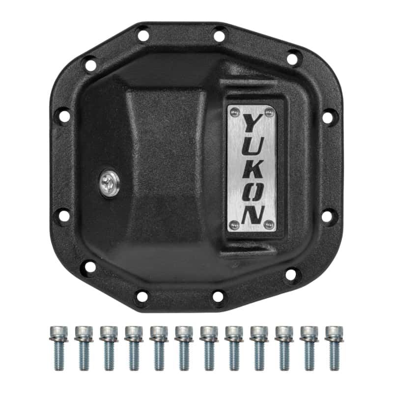 Yukon Gear & Axle — Yukon Gear Hardcore Nodular Iron Cover for 2018 Jeep Wrangler JL Front Dana 30
Differential cover - view 1