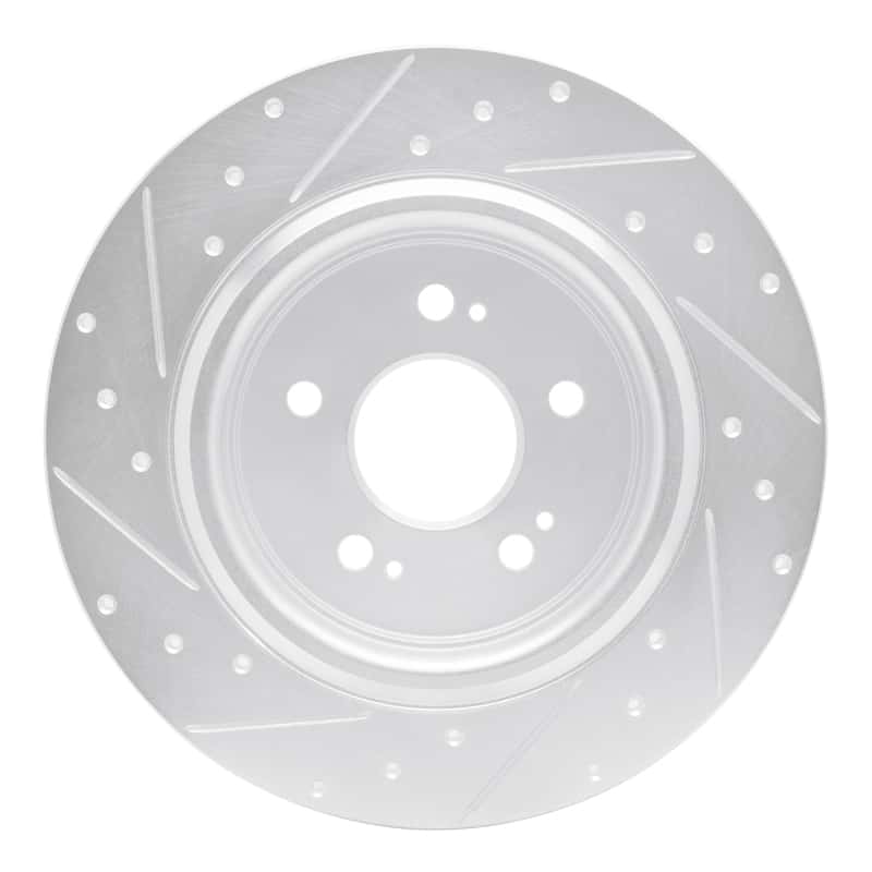 R1 Concepts — R1 18-25 Honda Odyssey Rear Right Drilled & Slotted Silver Brake Rotor
R1 Brake Rotor Drill - view 5