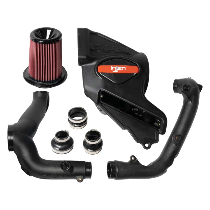 Injen — Injen 2021-2022 Ford Bronco V6-2.7L Twin Turbo Evolution Intake (Oiled)
Evolution Intake - view 2