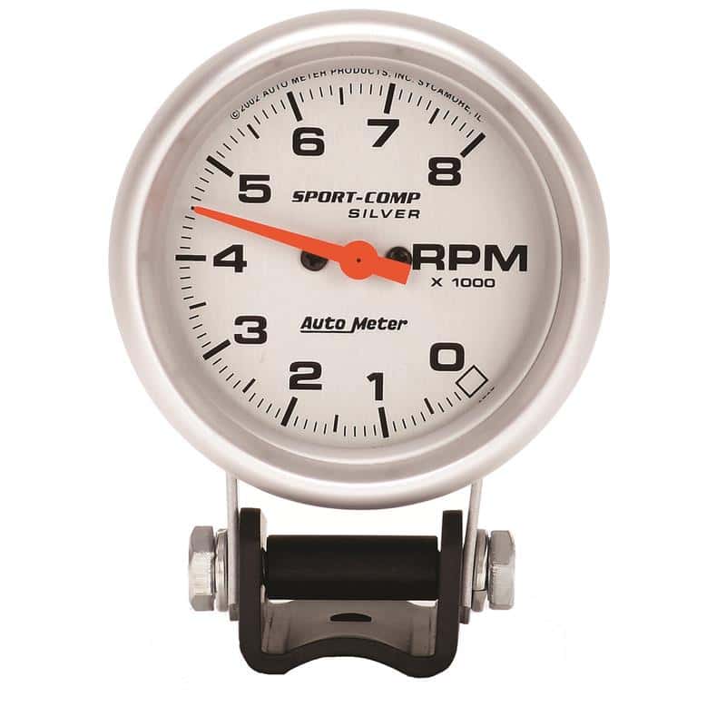AutoMeter — Autometer Ultra-Lite 2-5/8in Pedestal Tachometer 0-8000 RPM Gauge
2-5/8" TACH, 8,000 R - view 2