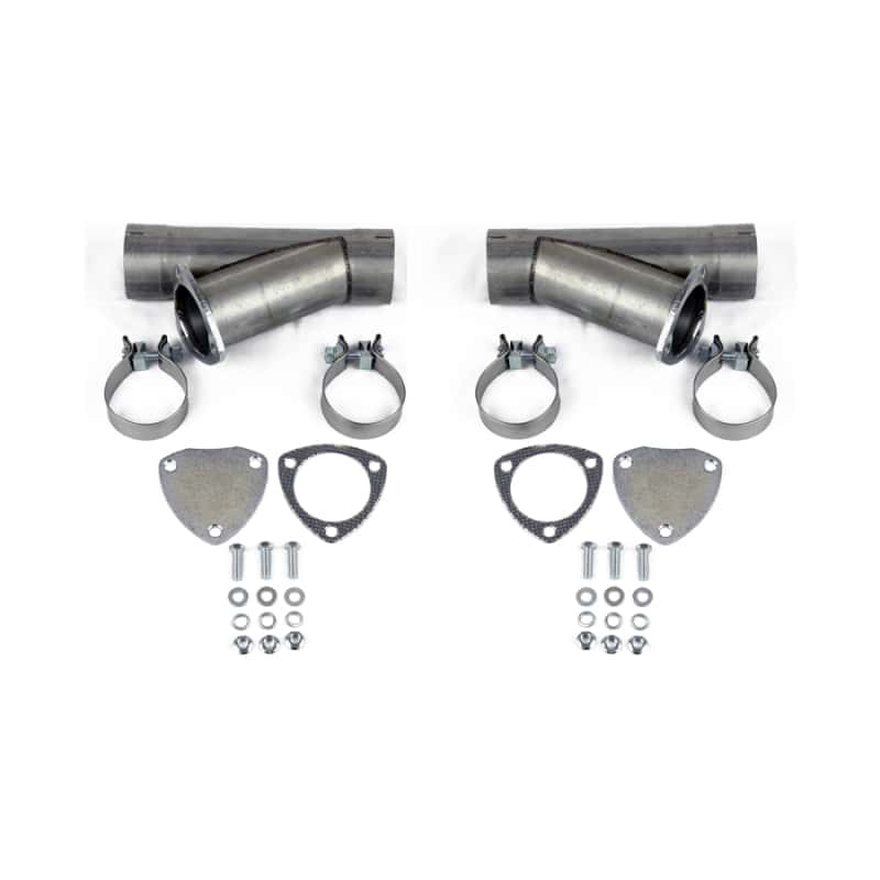 Granatelli Motor Sports — Granatelli 4.0in Aluminized Mild Steel Manual Dual Exhaust Cutout w/Slip Fit & Band Clamps
Exhaust Cut-Out - view 1
