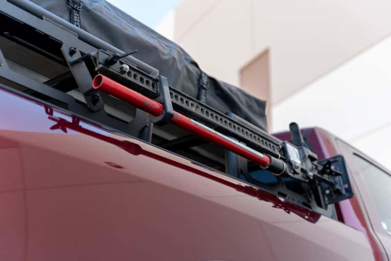DV8 Offroad — DV8 Offroad 07-23 Toyota Tundra / 09-23 Ford F150 Raptor MTO Series Bed Rack -  2pc Adj. - view 7
