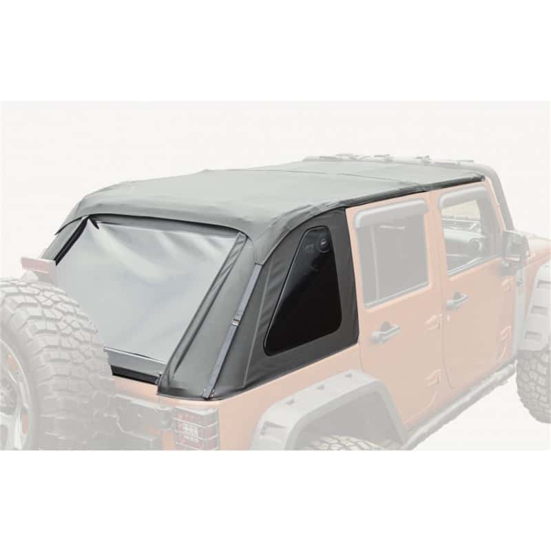 Rugged Ridge — Rugged Ridge Bowless Soft Top Black Diamond 4-Door 07-18 Jeep Wrangler JK
Brief Soft Top
OFFROAD_TOPS - view 1