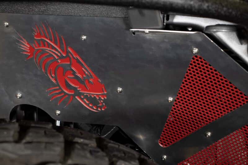 Fishbone Offroad — Fishbone Offroad 2018+ Jeep Wrangler JL Front Pair Aluminum Raw Inner Fenders - view 7