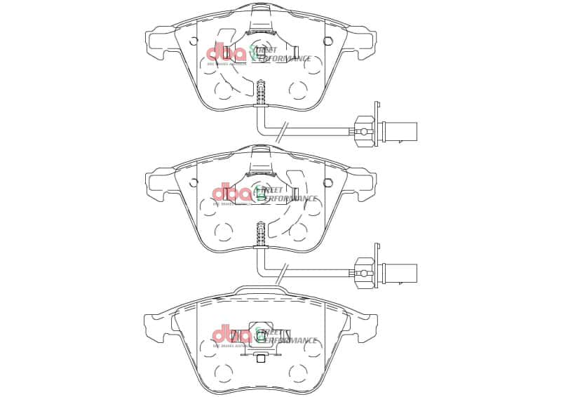 DBA — DBA 08-15 Audi TTS Quattro Front SP Performance Brake Pads
Brake Pad - view 1