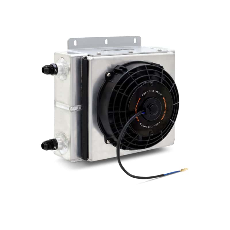 Mishimoto — Mishimoto Universal Oil Cooler Kit 23 Row Cooler and 1in x 8in Fan
Oil Cooler Kit - view 2
