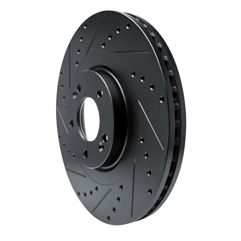 R1 Concepts — R1 20-25 Hyundai Palisade Front Left Drilled & Slotted Black Brake Rotor
R1 Brake Rotor Drill - view 2