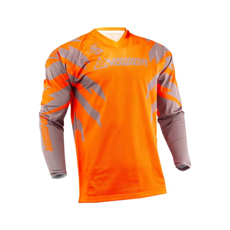 Answer — Answer 26 LE Syncron Rizz Vented Jersey Orange/Grey/White - XS - view 1
