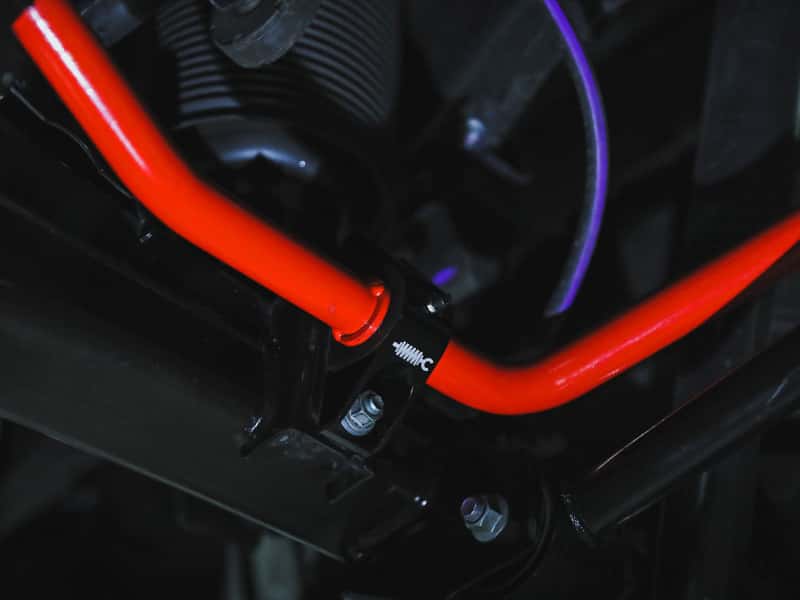 aFe — aFe Control 22-24 Toyota Tundra V6-3.5L (tt) Rear Sway Bar - Red
Rear Sway Bar - view 5