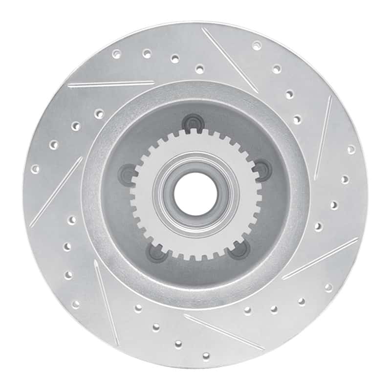 R1 Concepts — R1 1991-1996 Buick Roadmaster Front Left Drilled & Slotted Silver Brake Rotor
R1 Brake Rotor Drill - view 5