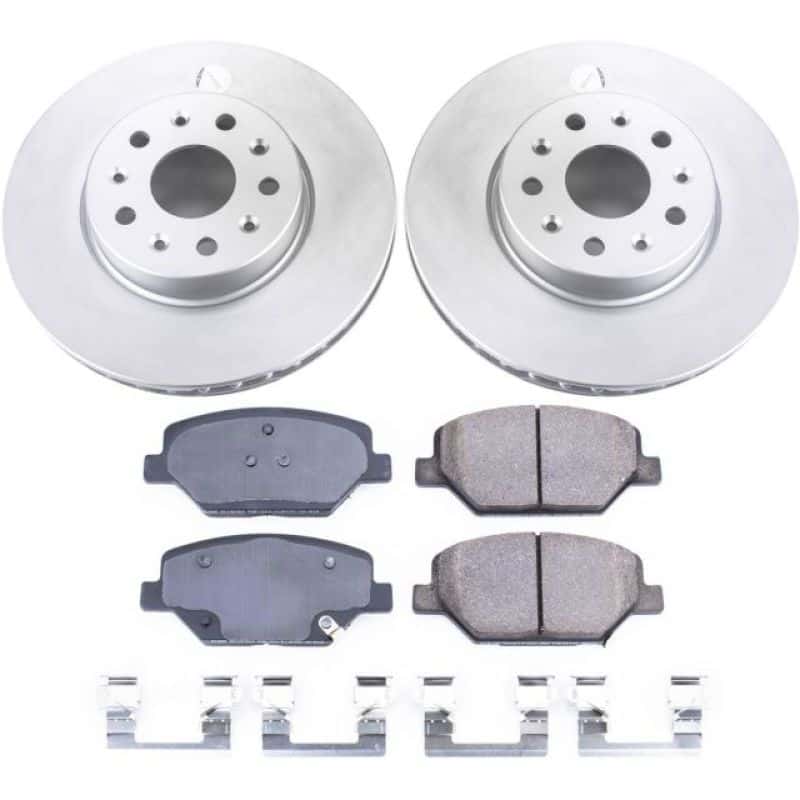 PowerStop — Power Stop 16-19 Chevrolet Camaro Front Z17 Evolution Geomet Coated Brake Kit - view 1