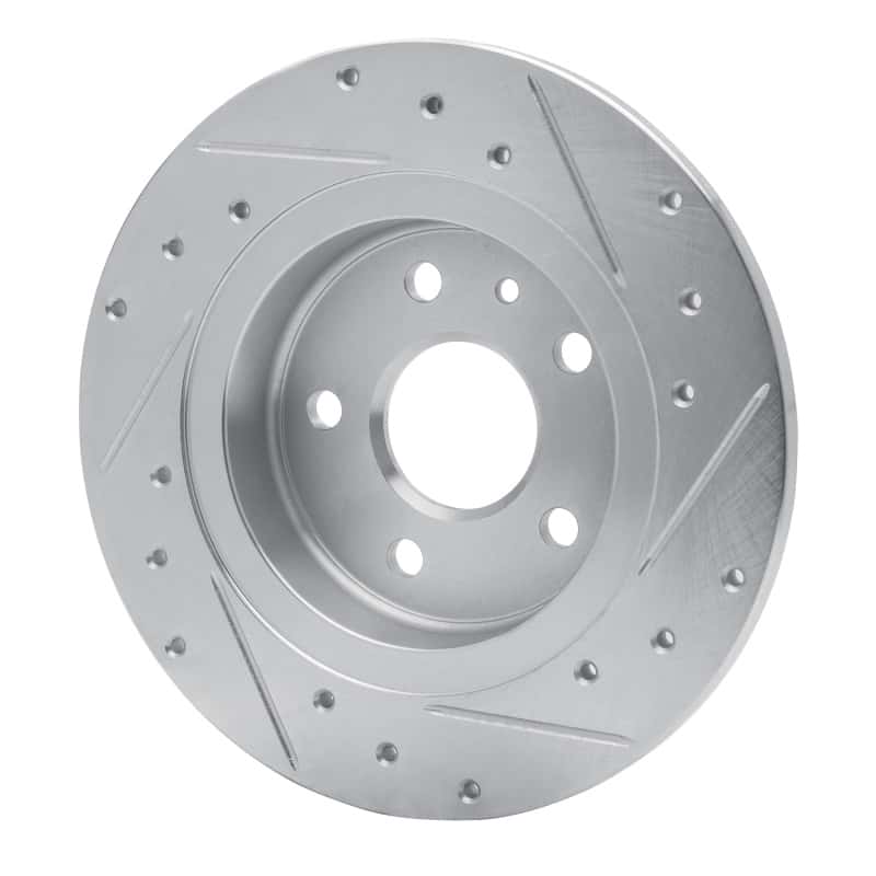 R1 Concepts — R1 11-22 Buick Encore Rear Left Drilled & Slotted Silver Brake Rotor
R1 Brake Rotor Drill - view 4