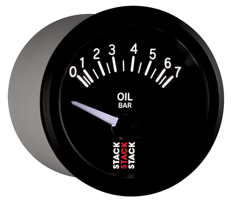 AutoMeter — Autometer Stack 52mm 0-7 Bar M10 (M) Electric Oil Pressure Gauge - Black
Ga OilP Elec Bk 7Bar - view 6