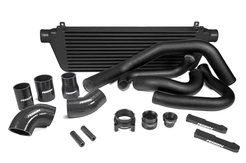 Perrin Performance — PERRIN 22-25 Subaru WRX Front Mount Intercooler Kit (Black Tubes & Black Core) - view 1