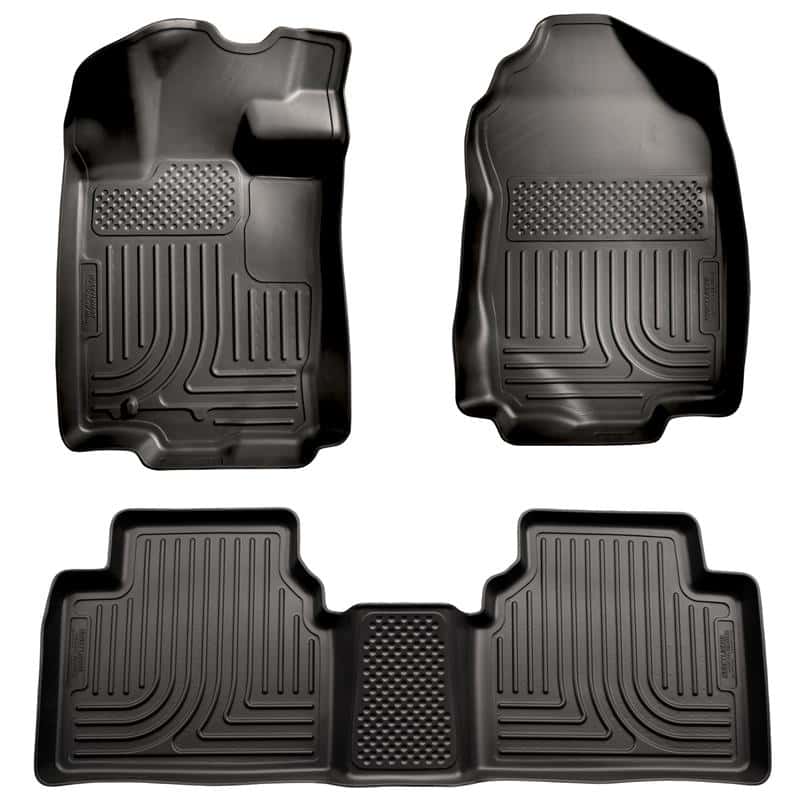 Husky Liners — Husky Liners 10-12 Ford Fusion/Lincoln MKZ (FWD) WeatherBeater Combo Black Floor Liners
Floor Liners - view 2