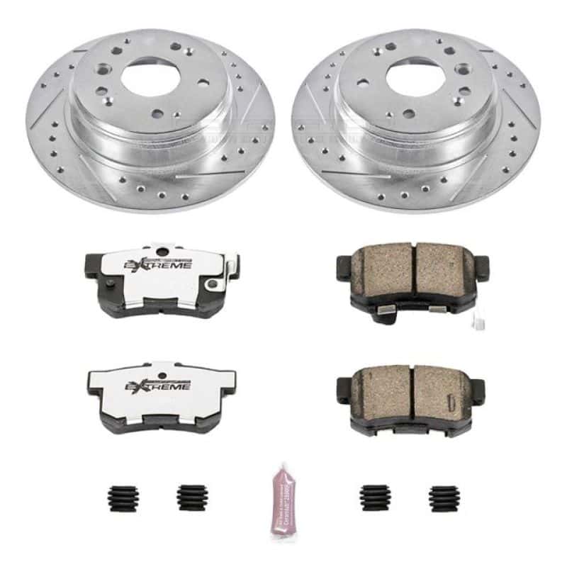 PowerStop — Power Stop 04-08 Acura TL Rear Z26 Street Warrior Brake Kit - view 1