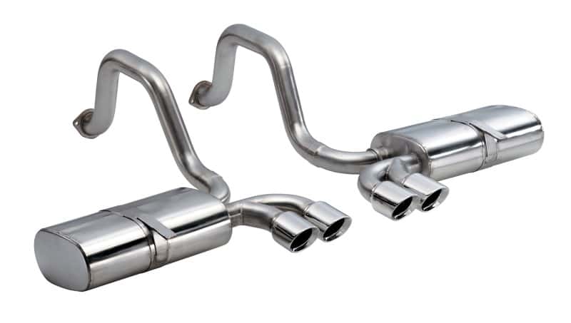 CORSA Performance — Corsa 1997-2004 Chevrolet Corvette C5 Z06 5.7L V8 Polished Sport Axle-Back Exhaust
Exhaust - view 3