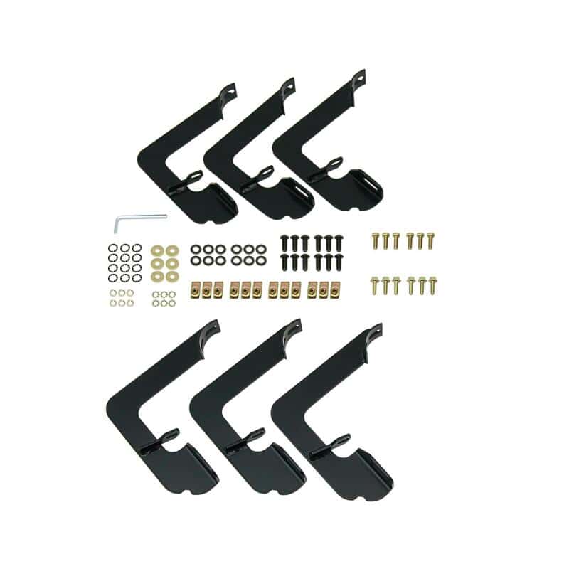 Westin — Westin 2014-2018 Chevy Silverado 1500 Dbl Cab (Rocker Mount) E-Series 3 Nerf Step Bars - SS
Nerf/Step Bar - view 5