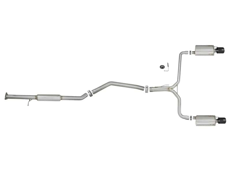 aFe — aFe Takeda Exhaust 304SS Dual Cat-Back w/ Black Tips 13-17 Honda Accord LX/EX/EX-L Sedan L4 2.4L
Cat-Back Exhaust - view 5